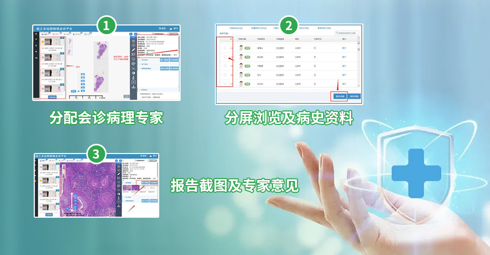 医之本远程病理会诊平台展示